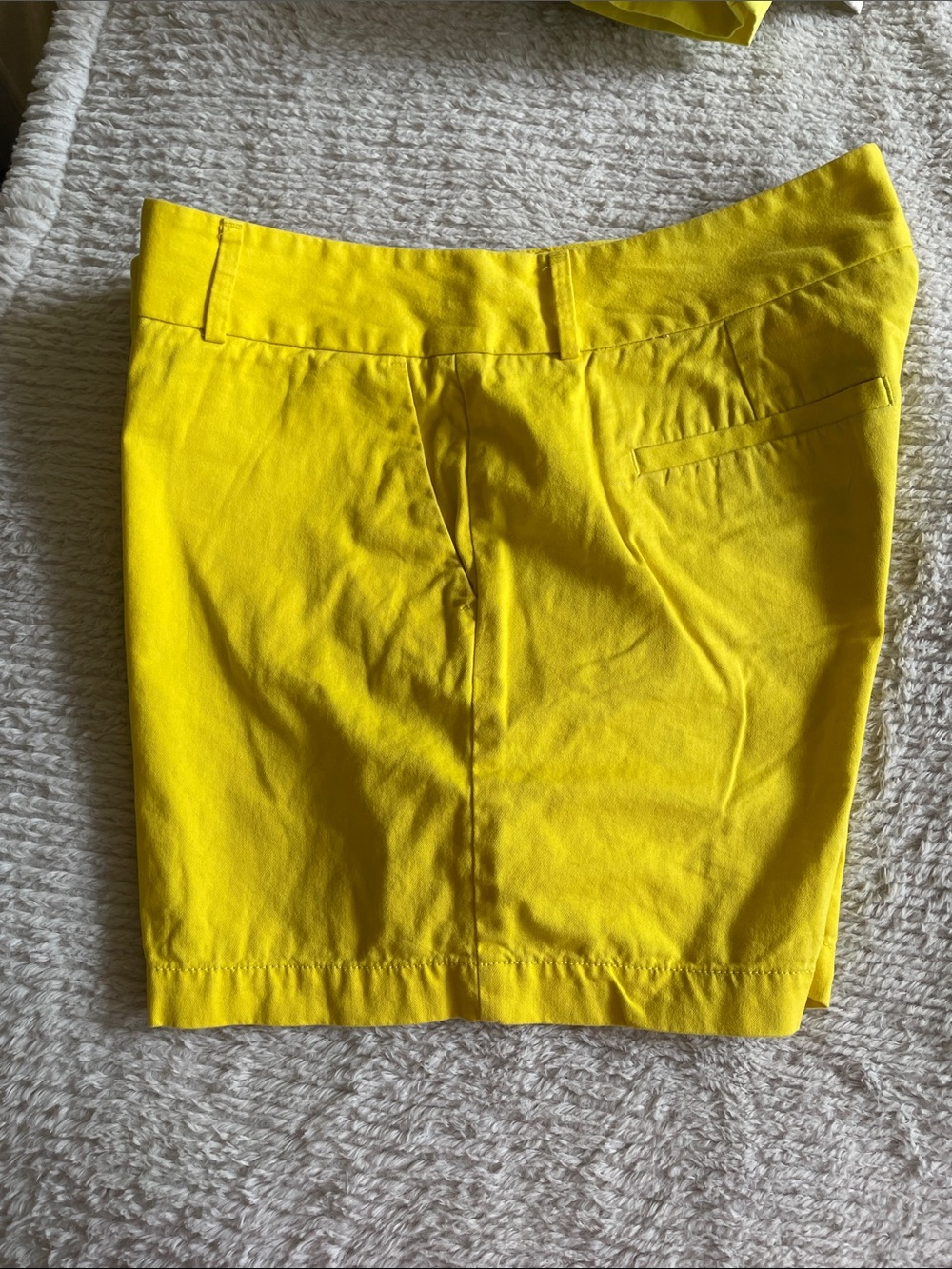 LOFT Bright Yellow Cotton Shorts